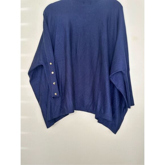 JM Collection Blue Loose Fit Sweater Size Small New - Picture 4 of 7